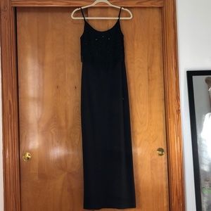 🖤Beaded Black Formal Dress